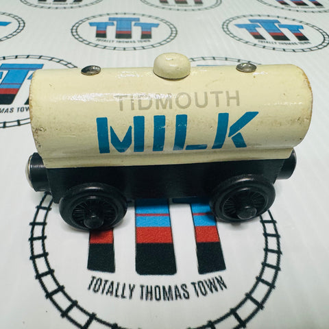 Tidmouth Milk Tanker (Learning Curve 2000) Rare Wooden - Used