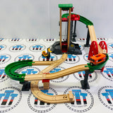 BRIO 33887 Lift & Load Warehouse Set #2 Forklift missing Roof Wooden - Used