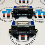 Aquarium Cars Round with Shark and Squid (Learning Curve) Clear Water Wooden - Used
