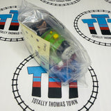 Percy Newer Face and Straight Rail Capsule Plarail Pull Along - New