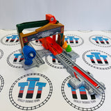 Steamworks Repair Station with Lights & Sound #2 Fair Condition Stickers Used - Trackmaster Revolution