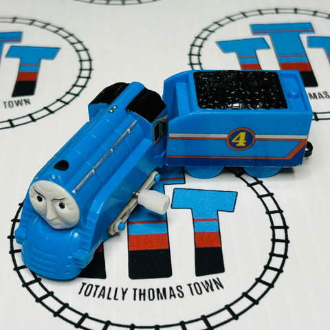 Shooting Star Gordon & Tender (Angry Face) #3 Missing Stickers Capsule Plarail Wind Up - Used