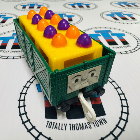 Green Troublesome Truck with Egg Cargo (2002) Used - TOMY
