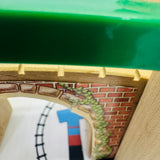 Suspension Bridge Slight Rips as Shown Rare Clickity Clack Wooden - Used