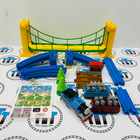 Wobbly Suspension Bridge Set with Trains New in Box - TOMY