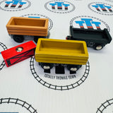 3 Cargo Cars Generic Brand Wooden - Used