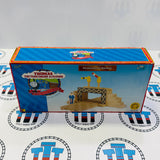 Pedestrian Bridge Rare #1 (Marked Track/Writing on Bases) Wooden - Used in Box