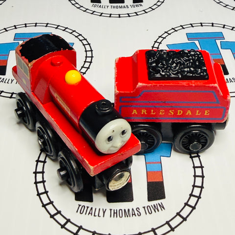 Mike and Tender #2 (2001) Learning Curve Fair Condition Damaged Wheel Wooden - Used