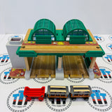 Knapford Station #1 with Annie, Clarabel & Cargo Car (Mattel 2022) - Used in Box