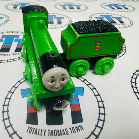 Henry & Tender (Learning Curve 1999) Fair Condition Wooden Rare - Used