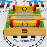 BRIO Two-Way Switching Gate Crossing #2 (Gates Get Stuck) 33243 Wooden - Used