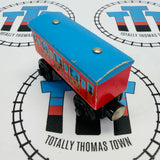 Limited Edition Passenger Car #2 - Thomas 10 Years in America (Learning Curve 1999) RARE Wooden - Used