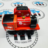 James & Tender Roll and Whistle (Mattel) Fair Condition Fuzzy Sound Wooden - Used