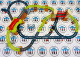 Percy 6-In-1 Set #1 with Percy (Missing Buffer/4 Pieces Different Colour) Used - All Engines Go Trackmaster Revolution