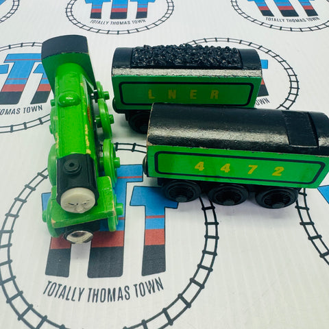 Flying Scotsman with 2 Tenders #3 (Learning Curve 2001) Rare Wooden - Used