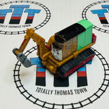 Oliver the Excavator with Treads No Sticker Pull Along Capsule Plarail - Used