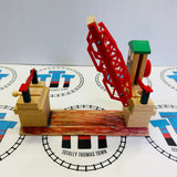 BRIO Lifting Bridge Green Roof #3 Marked Base 33757 Used - Wooden
