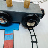 BRIO Gantry Crane with Cargo Car #1 (Damaged Wheels) 33732 Wooden - Used