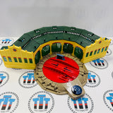 Tidmouth Sheds 5 Doors with Turntable & Back Supports 1 Damaged (Mattel) Used - Trackmaster