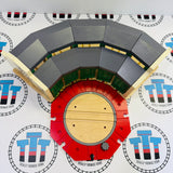 Tidmouth Sheds (Learning Curve) Roundhouse #3 Different Turntable Chipped Wall/Track Wooden - Used