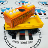Egg Car Yellow with Egg Cargo (Learning Curve 2003) Wooden - Used