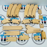 Complete Track Pack #2 - Clickity Clack Thomas Brand 60 Pieces Wooden - Used