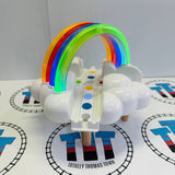 BRIO My First Railway Light Up Rainbow Set Complete 36002 Wooden - Used