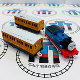 Steam Along Thomas Set with Steam Thomas (working with steam) Used in Box - TOMY