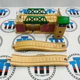 Lifting Bridge with Marked Ascending Track #1 Clickity Clack Wooden - Used