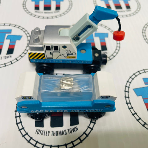 Ice Crane Cars (Learning Curve) Very Good Condition with Ice Wooden - Used
