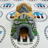 Mountain Overpass Tunnel with Sound #7 No Ascending Track Marked Fair Condition Wooden - Used