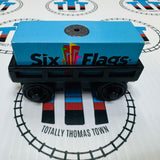 Six Flags Cargo Car (Learning Car) Good Condition Rare Wooden - Used