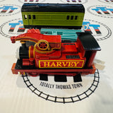Harvey and Passenger Car (2002) Good Condition Noisy Used - TOMY