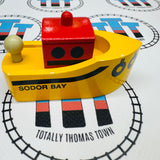 Sodor Bay Tugboat (Learning Curve) Good Condition Wooden - Used