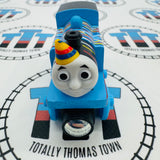Thomas - Happy Birthday Thomas with Cake and Sound (Mattel) Good Condition Wooden - Used