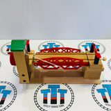 BRIO Lifting Bridge Green Roof #2 Glue Stains 33757 Used - Wooden