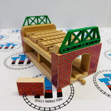 Henry's Tunnel with Wall #1 Marked Base Wooden - Used