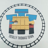 Straight Track 2" Clickity Clack -  1 Piece Thomas Brand Wooden - Used