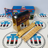 Knapford Covered Bridge Fair Condition Wooden - Used in Box