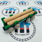 BRIO 33696 Wagon de transport de grumes avec 3 billes en bois - Occasion