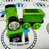 Henry and Tender (Thomas Wood Mattel) Fair Condition Chipping Paint Wooden - Used