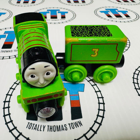Henry and Tender (Thomas Wood Mattel) Fair Condition Chipping Paint Wooden - Used