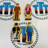 Come Out Henry Story Pack (Missing Station Base/Chipped & Marked Tunnel) with Sad Henry, Knapford Express Coach (1997), Figures, Elsbridge Station and Tunnel Fair Condition Wooden - Used