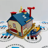 Captain's Shed #2 with Captain No Water (Glued Right Door - Working) Wooden - Used