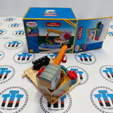 Brendam Fishing Dock with 3 Fish & Cargo Car Wooden - Used in Box