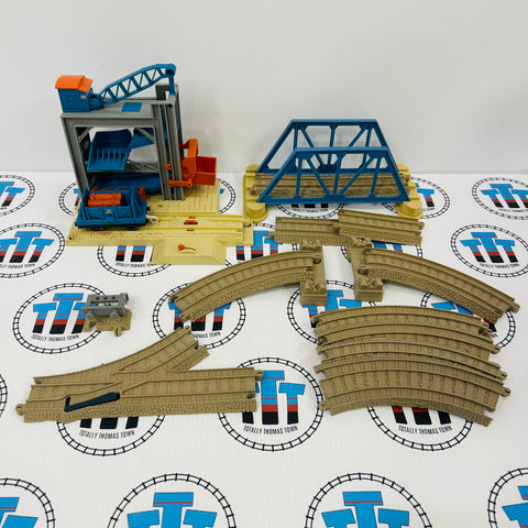 Sodor Lumber Yard Missing Buffer Sign Used - Trackmaster