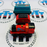 James' Fishy Delivery Set Missing Sign/Cargo Bin (Track No Road) Thomas Brand Wooden - Used