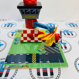 Sodor Airfield with Tiger Moth Plane #1 Painted Top Fair Condition Rare Wooden - Used