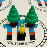 Mr. Bubbles & 2 Trees Pack Fair Condition Capsule Plarail - Used