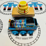 Happy Birthday Thomas with Cake (Mattel) Fuzzy Sounds Wooden - Used